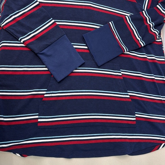 LuLaRoe Amber Striped Hoodie w/Kangaroo Pocket sz 2XL - Picture 8 of 16